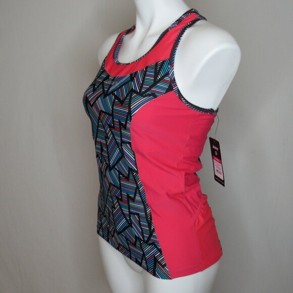 Zoot Performance Tri Tank Shelf Bra Pink Ginger Long Board Women's XL New NWT - Picture 2 of 9